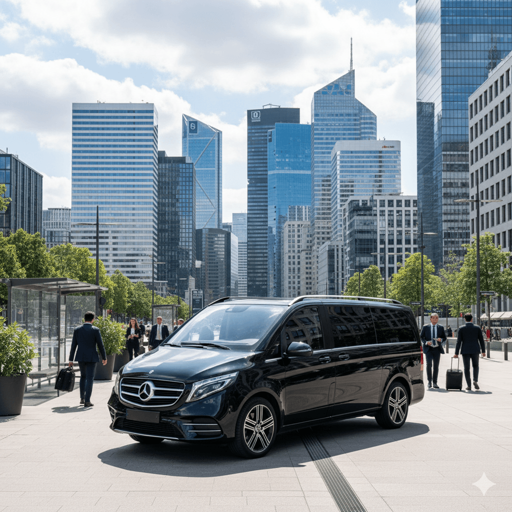 Professional corporate chauffeur service in Paris